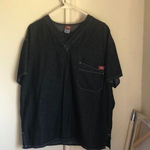 Dickies 2 pc Denim Scrubs. Women’s M. Comfortable!